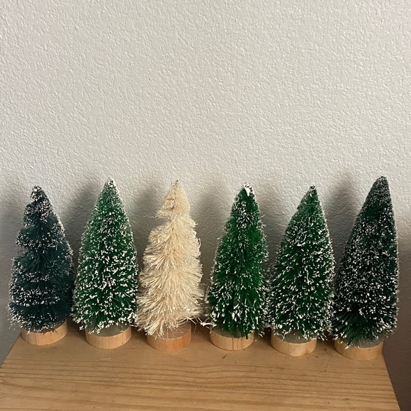 Threshold Other - Threshold Holiday Miniature Tree Set - Green and Cream